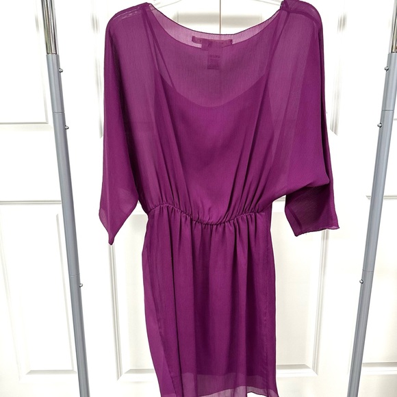 Sheer Purple Dress - Picture 2 of 2